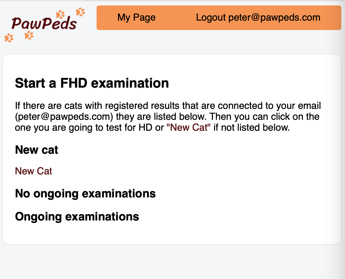 Screen shot of HealthWeb